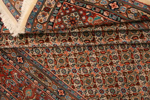 Mood Cream Square Hand Knotted 69 X 85  Area Rug 100-23224 Image 3