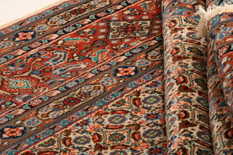 Mood Cream Square Hand Knotted 69 X 85  Area Rug 100-23224 Image 4