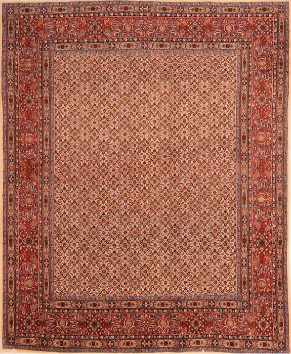 Mood Cream Square Hand Knotted 69 X 85  Area Rug 100-23224 Image 0