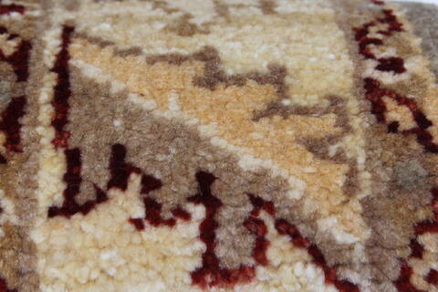 Pishavar Grey Runner Hand Knotted 29 X 99  Area Rug 250-23225 Image 7