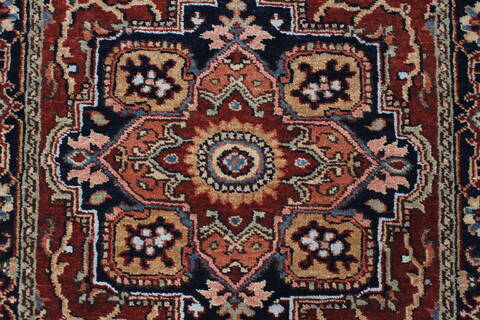 Kashmar Brown Runner Hand Knotted 25 X 80  Area Rug 250-23233 Image 3