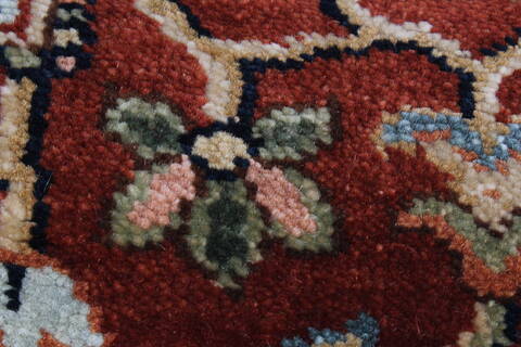 Kashmar Brown Runner Hand Knotted 25 X 80  Area Rug 250-23233 Image 7