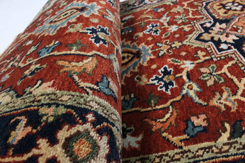 Kashmar Brown Runner Hand Knotted 25 X 80  Area Rug 250-23233 Image 8