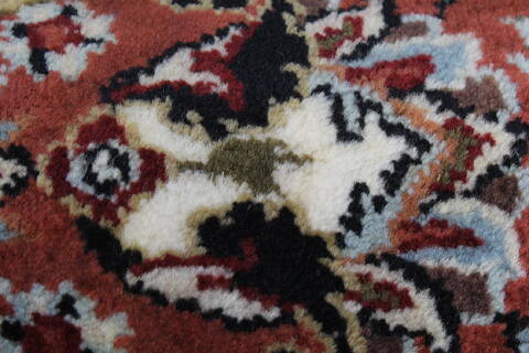 Semnan Brown Runner Hand Knotted 25 X 80  Area Rug 250-23234 Image 7