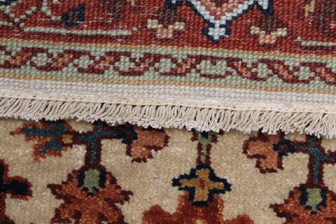 Serapi Beige Runner Hand Knotted 26 X 711  Area Rug 250-23235 Image 12