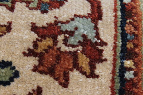 Serapi Beige Runner Hand Knotted 26 X 711  Area Rug 250-23235 Image 8