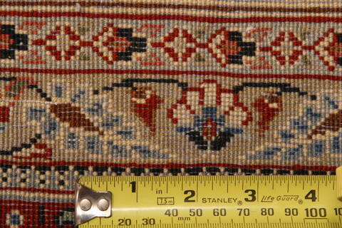 Sarouk Beige Hand Knotted 69 X 910  Area Rug 100-23236 Image 7