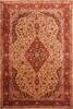 Sarouk Beige Hand Knotted 69 X 910  Area Rug 100-23236 Thumb 0