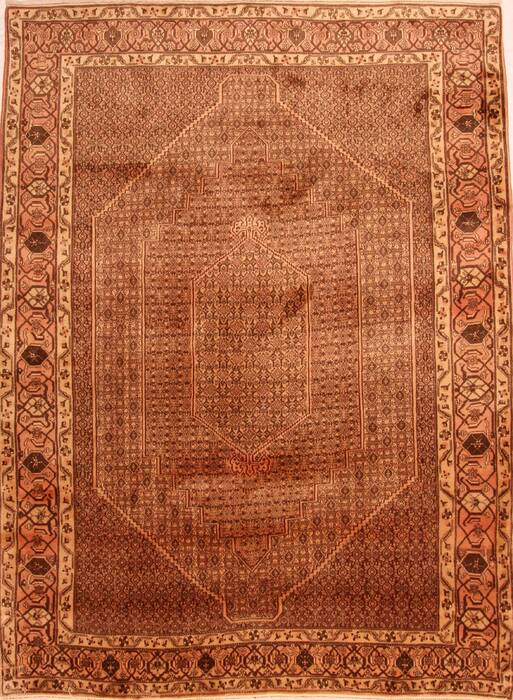 Bidjar Brown Hand Knotted 69 X 94  Area Rug 100-23241 Image 0