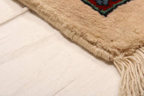 Sarouk Red Square Hand Knotted 87 X 89  Area Rug 100-23255 Image 9
