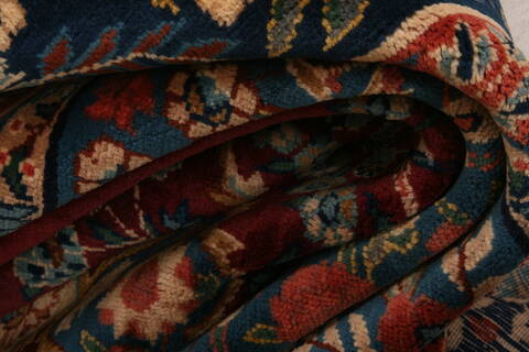 Yazd Red Hand Knotted 68 X 103  Area Rug 100-23257 Image 2