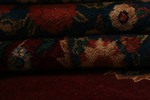Yazd Red Hand Knotted 68 X 103  Area Rug 100-23257 Image 6