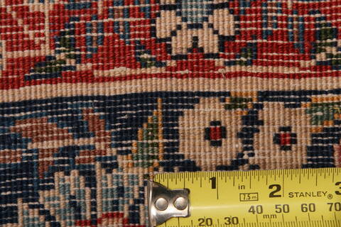 Yazd Red Hand Knotted 68 X 103  Area Rug 100-23257 Image 8