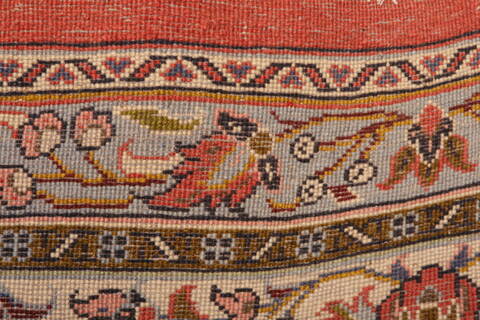 Sarouk Red Hand Knotted 85 X 87  Area Rug 100-23265 Image 9