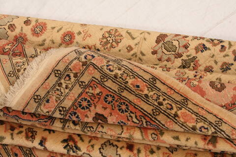 Hereke Yellow Hand Knotted 68 X 1010  Area Rug 100-23266 Image 4