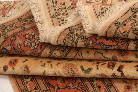 Hereke Yellow Hand Knotted 68 X 1010  Area Rug 100-23266 Image 5