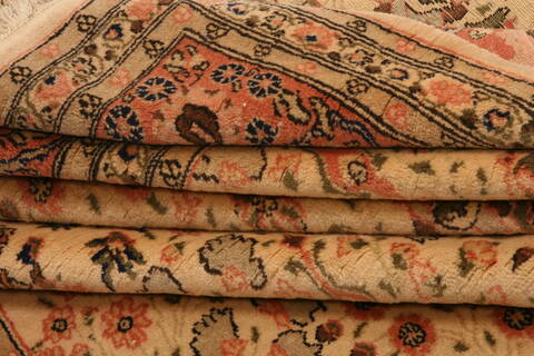 Hereke Yellow Hand Knotted 68 X 1010  Area Rug 100-23266 Image 6