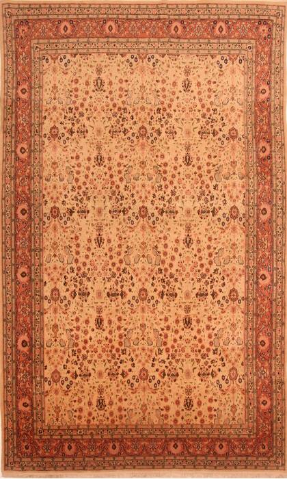 Hereke Yellow Hand Knotted 68 X 1010  Area Rug 100-23266 Image 0