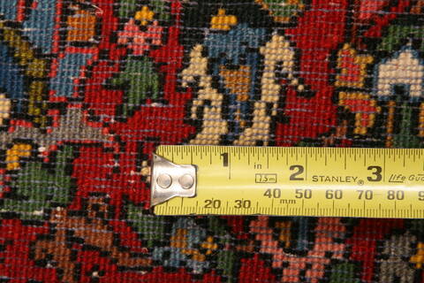Bakhtiar Red Hand Knotted 69 X 101  Area Rug 100-23272 Image 9