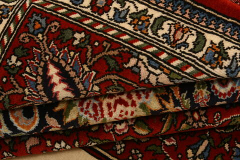 Tabriz Red Hand Knotted 611 X 93  Area Rug 100-23278 Image 4