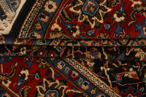 Sarouk Red Hand Knotted 611 X 102  Area Rug 100-23280 Image 3