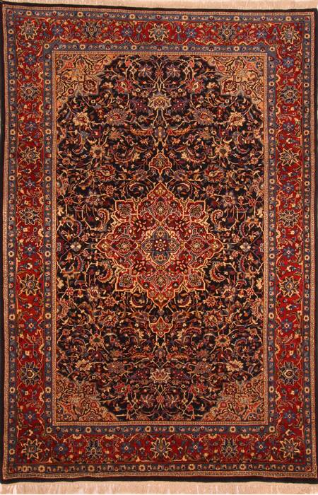 Sarouk Red Hand Knotted 611 X 102  Area Rug 100-23280 Image 0