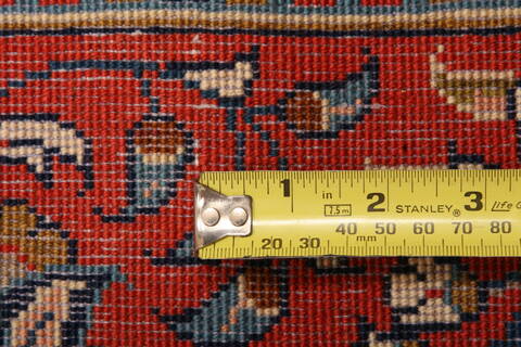 Sarouk Blue Hand Knotted 68 X 100  Area Rug 100-23281 Image 5