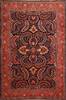 Sarouk Blue Hand Knotted 68 X 100  Area Rug 100-23281 Thumb 0