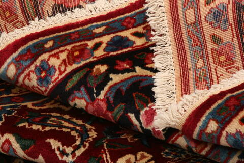 Yazd Red Hand Knotted 610 X 100  Area Rug 100-23313 Image 5