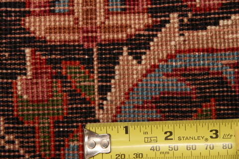 Yazd Red Hand Knotted 610 X 100  Area Rug 100-23313 Image 7