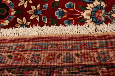 Yazd Red Hand Knotted 610 X 100  Area Rug 100-23313 Image 8