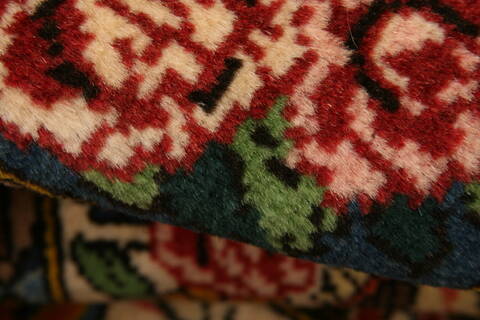 Bakhtiar Red Hand Knotted 611 X 103  Area Rug 100-23316 Image 1