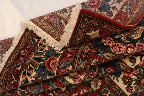 Bakhtiar Red Hand Knotted 611 X 103  Area Rug 100-23316 Image 4