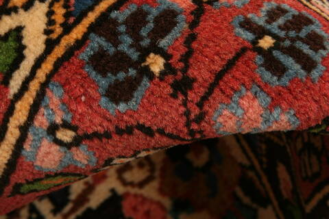 Bakhtiar Red Hand Knotted 69 X 97  Area Rug 100-23319 Image 1