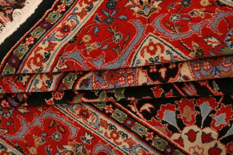 Tabriz Red Hand Knotted 60 X 90  Area Rug 100-23323 Image 5