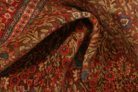 Hereke Red Hand Knotted 62 X 100  Area Rug 100-23324 Image 2