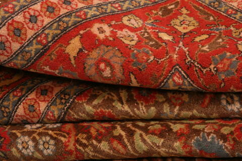 Hereke Red Hand Knotted 62 X 100  Area Rug 100-23324 Image 6