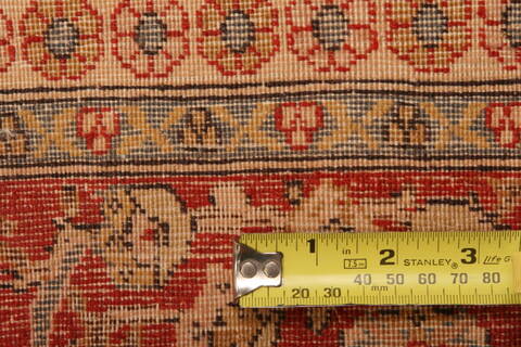 Hereke Red Hand Knotted 62 X 100  Area Rug 100-23324 Image 7