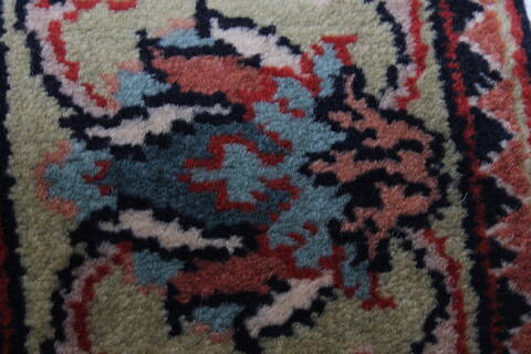 Kashmir Blue Runner Hand Knotted 28 X 711  Area Rug 250-23331 Image 7