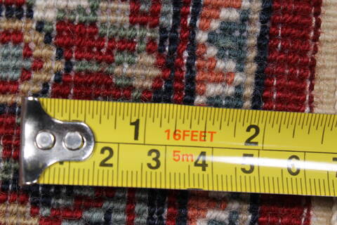 Semnan Red Runner Hand Knotted 27 X 710  Area Rug 250-23339 Image 11
