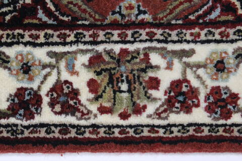 Semnan Brown Runner Hand Knotted 25 X 80  Area Rug 250-23341 Image 1