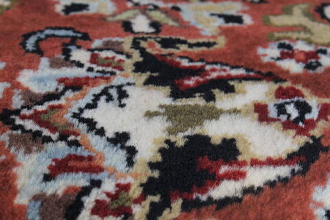 Semnan Brown Runner Hand Knotted 25 X 80  Area Rug 250-23341 Image 5