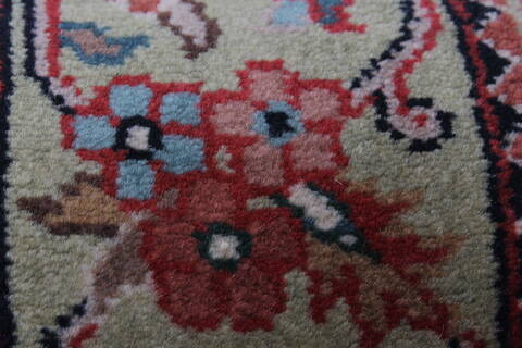 Kashmir Blue Runner Hand Knotted 28 X 711  Area Rug 250-23382 Image 10