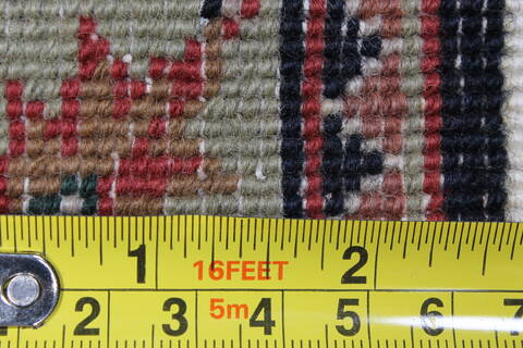 Kashmir Blue Runner Hand Knotted 28 X 711  Area Rug 250-23382 Image 13