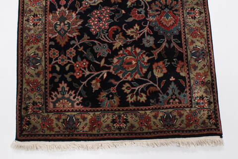 Kashmir Blue Runner Hand Knotted 28 X 711  Area Rug 250-23382 Image 5