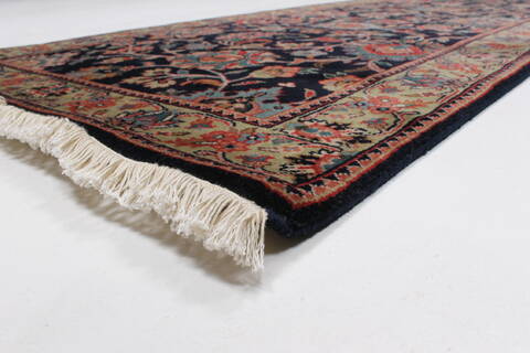 Kashmir Blue Runner Hand Knotted 28 X 711  Area Rug 250-23382 Image 7