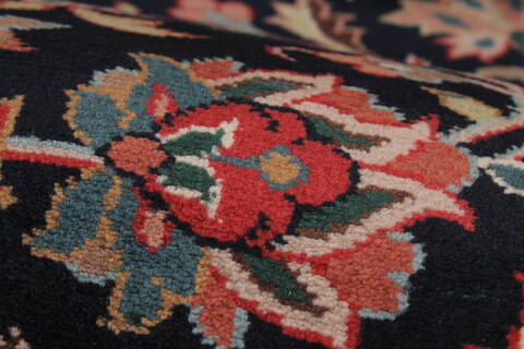 Kashmir Blue Runner Hand Knotted 28 X 711  Area Rug 250-23382 Image 8