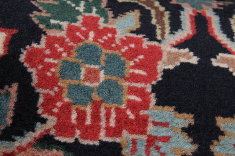 Kashmir Blue Runner Hand Knotted 28 X 711  Area Rug 250-23382 Image 9