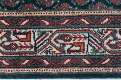 Bidjar Green Runner Hand Knotted 27 X 79  Area Rug 250-23383 Image 2