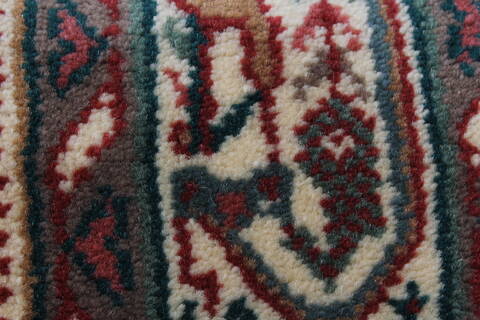 Bidjar Green Runner Hand Knotted 27 X 79  Area Rug 250-23383 Image 7